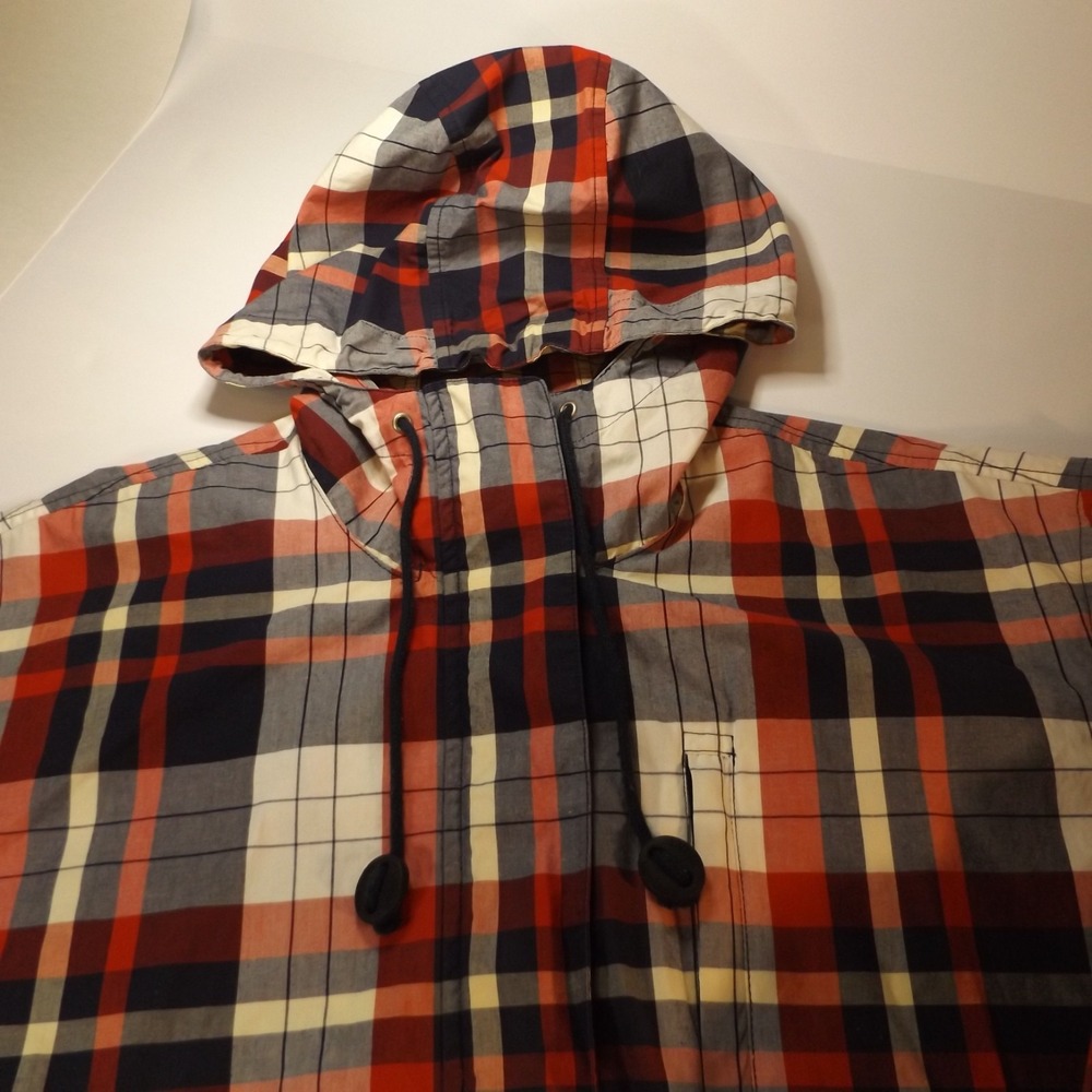 Lauren Ralph Lauren Vintage Oversized Light Zip Hooded Jacket, Size Small